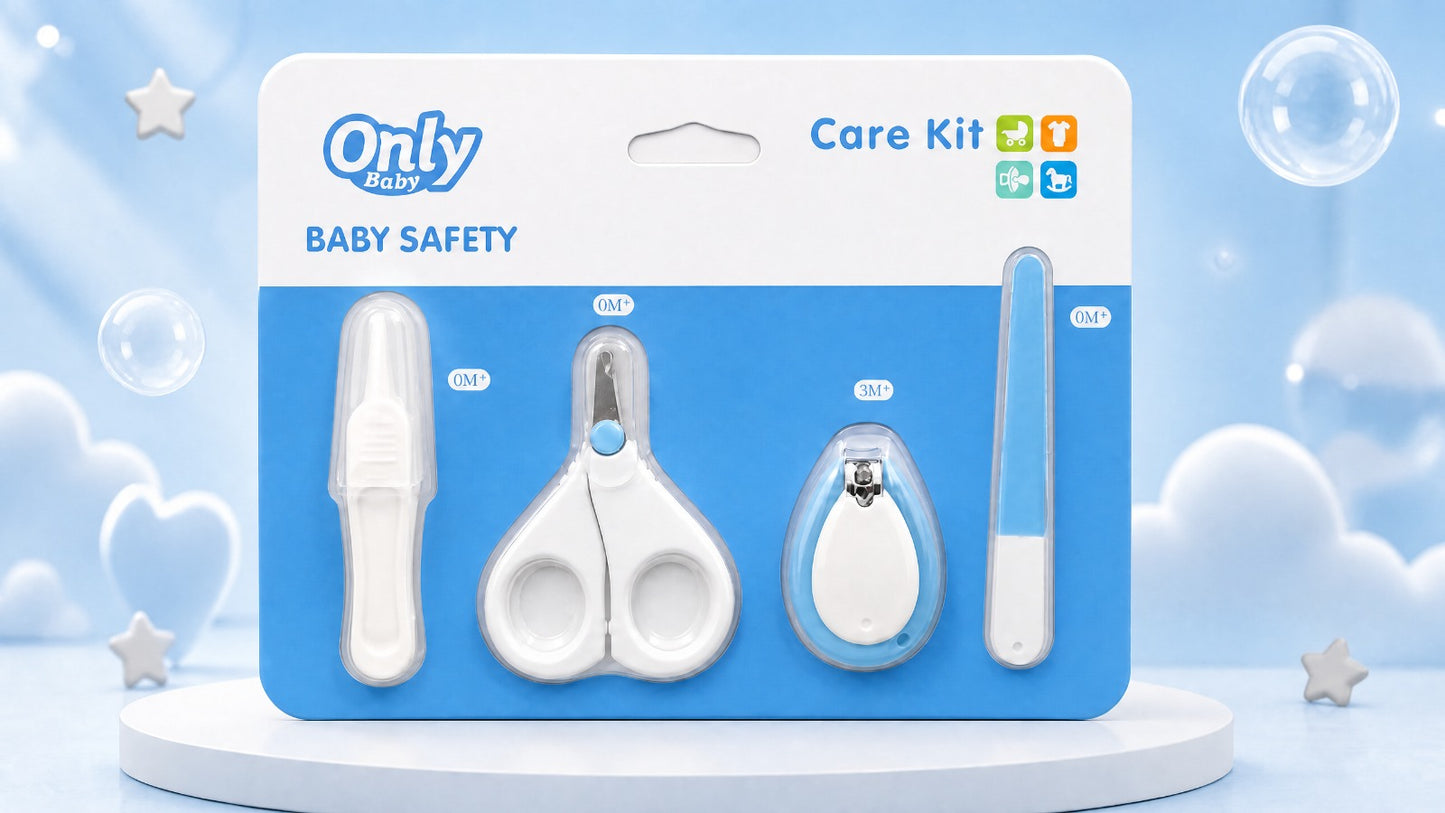 Nurtling Baby Safety Care Kit — 4-Piece Nail & Grooming Set (0M+)
