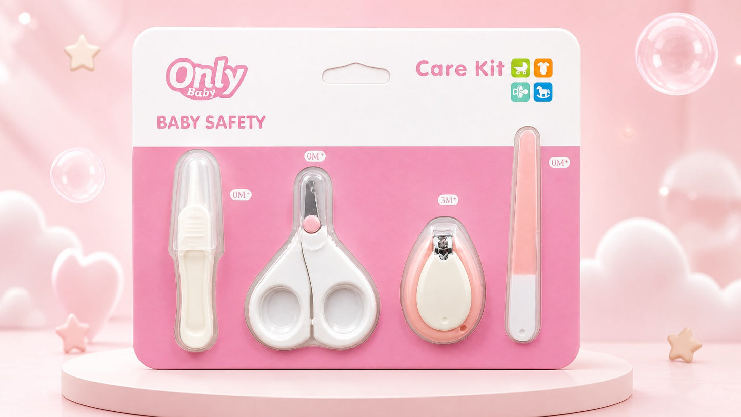 Nurtling Baby Safety Care Kit — 4-Piece Nail & Grooming Set (0M+)