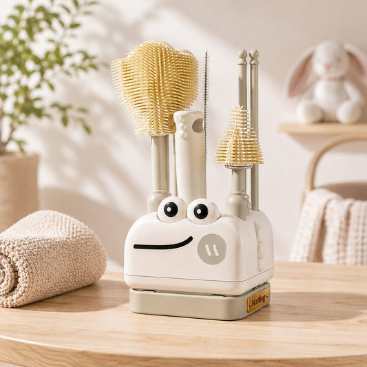 3-in-1 Premium Baby Bottle & Feeder Cleaning Brush Set